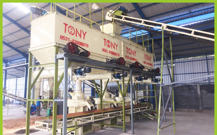 3臺(tái)550顆粒機(jī)客戶現(xiàn)場(chǎng)